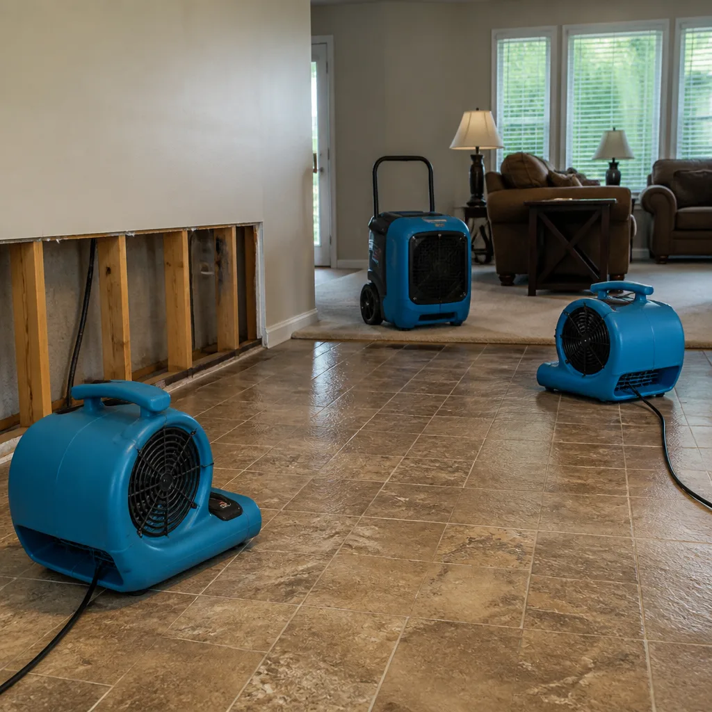 Water damage drying